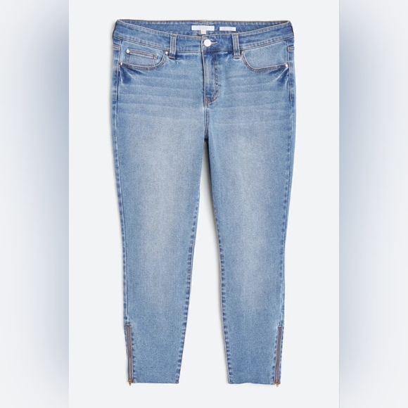 Revery Skinny Jeans with Ankle Zip - Picture 1 of 5